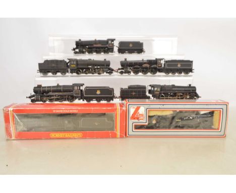 Modified Hornby Bachmann and kit-built Locomotives 00 gauge in BR black liveries (7), Detailed and modified Locomotives and t