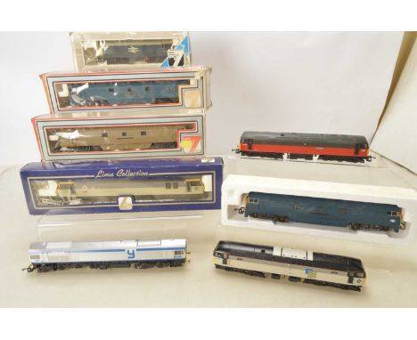 Lima  00 gauge  Diesel and Electric Locomotives  (8), comprising Lima 204873 class 92 Eurotunnel locomotive grey 92023 'Ravel