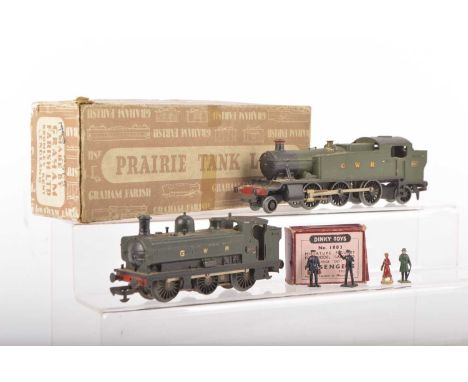 Farish and Eames locomotives with some 00 gauge metal figures (3), comprising in original boxes Wrenn 61xx 2-6-2 Tank locomot