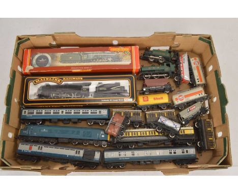 Hornby Mainline 00 gauge Locomotives wagons and coaches with accessories (qty), comprising in original boxes Hornby R309 A4 c