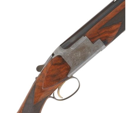 An A. Poes-engraved 12-bore 'B25 B2G' single-trigger over-and-under ejector gun by Browning, no. 8H3PT40037Fully-selective go