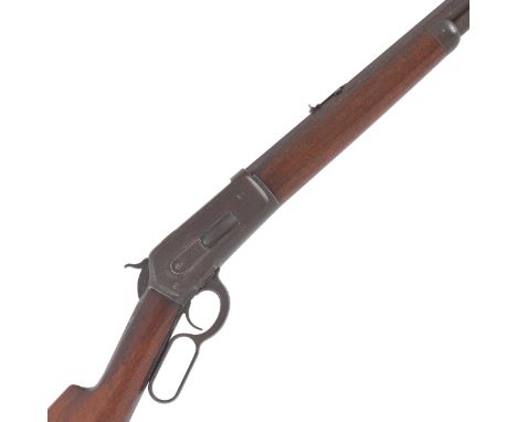 A .50-110 (Winchester Express) 'Model 1886' lever-action rifle by Winchester, no. 51513Plain receiver, the top tang stamped '