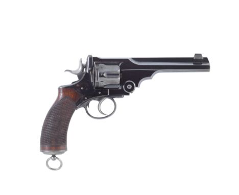 A fine .455 '1892 Model' revolver by Wilkinson-Webley, no. 8883Retaining virtually full blued finish, the octagonal barrel wi