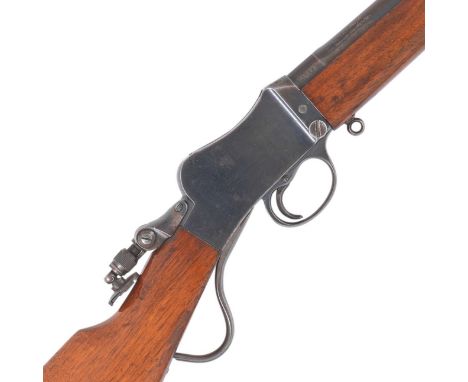 A .300 Martini-action rifle by BSA, no. 31185The left side of the action stamped with maker's mark, stock with B.S.A. butt-pl