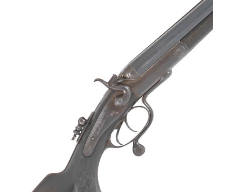 A .500 (Black Powder Express) hammer rifle by Holland & Holland, no. 12746Underlever, rebounding backlocks, percussion fences