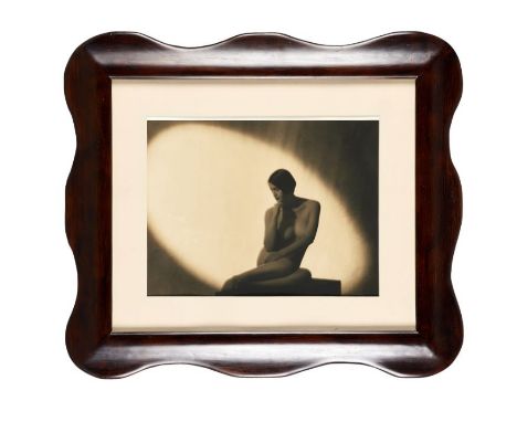 Martin Riedl Nude II Sepia toned photographic print on paper 34cm x 45cm Framed 67cm x 77cm  Provenance: Property from a Hamp