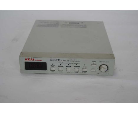 Akai Sound Module, Akai Professional SG01v vintage sound module with instruction booklet, no leads or power source used condi