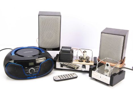 Fatman Amplifier / Docking Station / Speakers, Fatman Itube Valve Amplifier with remote, Itube Doc plus a pair of Tannoy merc