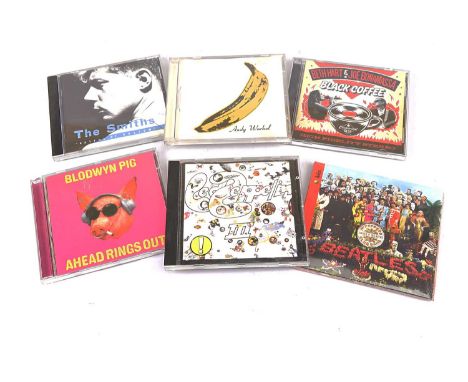 CD Albums, approximately eighty albums with artists including The Smiths, Morrissey, Ride, Led Zeppelin, The Who, The Beatles