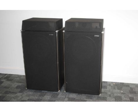Technics Speakers, a pair of floor standing Technics Speakers 2-way speaker system SB-6000A (43cm x 86cm x 34cm approx) very 