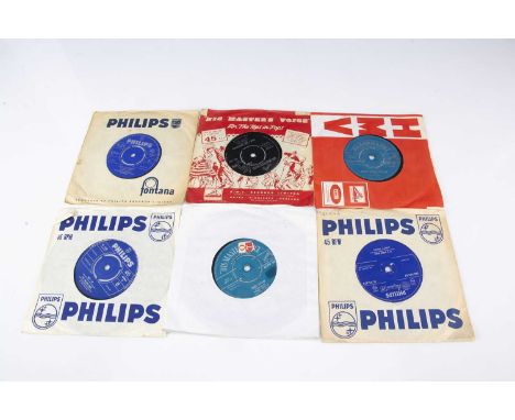 Philips / HMV Label 7" Singles, approximately four hundred singles, all on the Philips and HMV labels with many in company sl