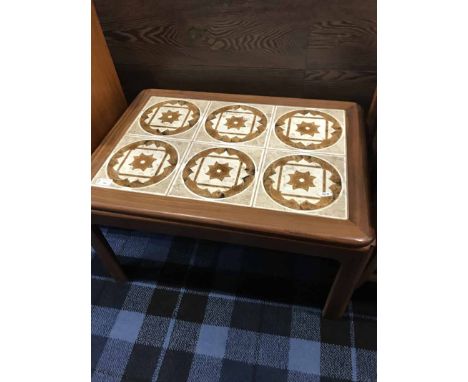 RETRO TILE TOPPED COFFEE TABLE