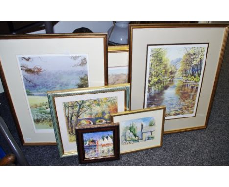 Judy Boyes, by and after,  Four limited edition prints signed in pencilSlater's Bridge, Little Langdale 62/850; Buttermere 18