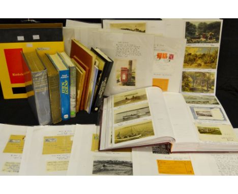 Isle of Scilly Interest - Postal &amp; Social History - two large comprehensive post card albums including mainly early 20th 