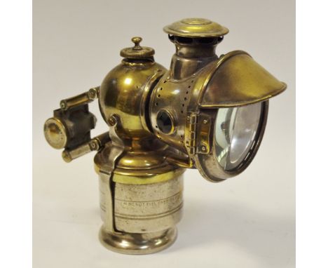 A Joseph Lucas Acetyphote No.317 carbide lamp 