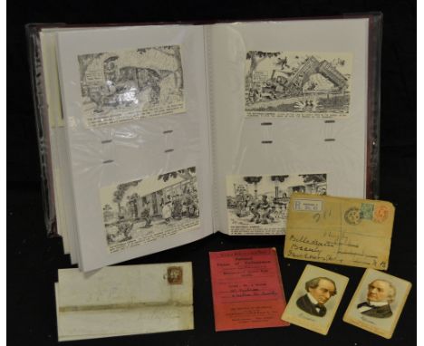 Postcards, Stamps &amp; Railway Interest  - Benman silk cover stamp sets including 100 years Sandy Beds bird stamps; The Sout