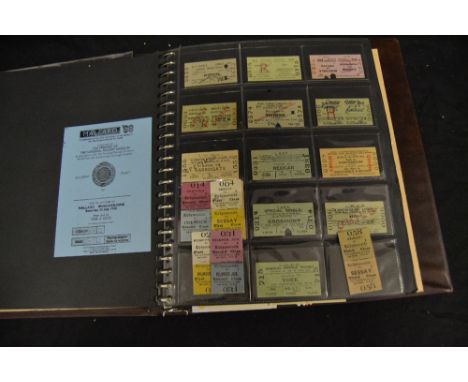 Railway Interest - Tickets - a comprehensive album of ticket slips including Furness Railway special haulage of saloon, L.M&a