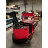 Crown Center Rider Pallet Truck. 8000 lbs. Capacity. Model 80PC-S. Serial 6A107250. 24 Volts DC,