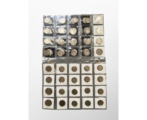 A collection of forty collectable £2 &amp; £1 coins (25 x £2's &amp; 15 x £1's) - London Underground, The Mary Rose, Trinity 
