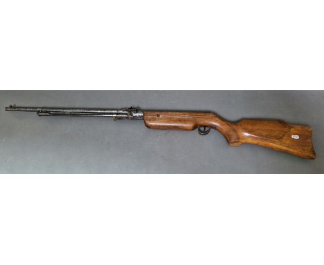 A Foreign model 322 .177 calibre air rifle,serial no.15412, 114cm long. (BUYER MUST BE 18 YEARS OLD OR ABOVE AND PROVIDE PHOT