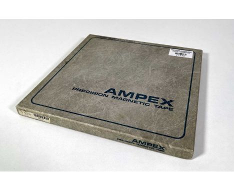 A boxed reel of Ampex Grand Master 456 audio tape on a 10.5" reel, with contents to include an original recording of 'The Boy