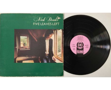 NICK DRAKE - FIVE LEAVES LEFT LP (ORIGINAL UK PRESSING - ISLAND ILPS 9105). A well presented original UK copy of the beautifu