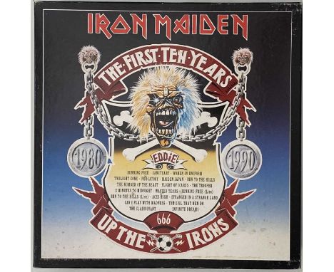 IRON MAIDEN - THE FIRST TEN YEARS UP THE IRONS BOX SET (EMI - IRN 1 - 10). A great example of the immersive box set 'The Firs