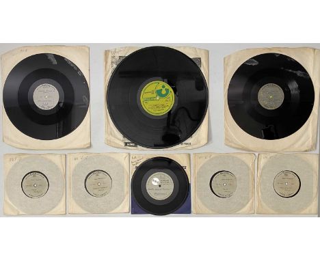 EDGAR BROUGHTON BAND - 12"/ 7" ACETATES PACK. A super selection of 8 12"/ 7" acetates by prog legends the Edgar Broughton Ban