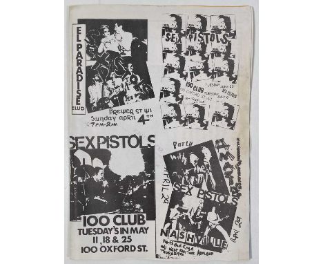 An original Sex Pistols press kit/booklet, this the first ever issued (predating the release of 'Anarchy' &amp; the Grundy sh