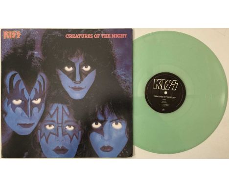 KISS - CREATURES OF THE NIGHT ('GLOW IN DARK' RE - 422824154-1). A lovely copy of Kiss - Creatures Of The Night (US RE, glow 