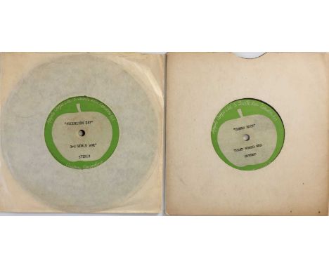 THIRD WORLD WAR - ORIGINAL UK 7" ABBEY ROAD ACETATES. Terrific pack of 2 x original UK 7" Abbey Road 7" acetates from Third W