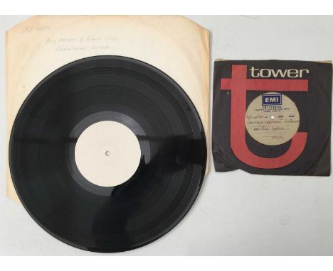 ROY HARPER &amp; BLACK SHEEP - COMMERCIAL BREAKS LP (WHITE LABEL TEST PRESSING - HARVEST - SHSP 4077) PLUS 7" ACETATE. A fnta