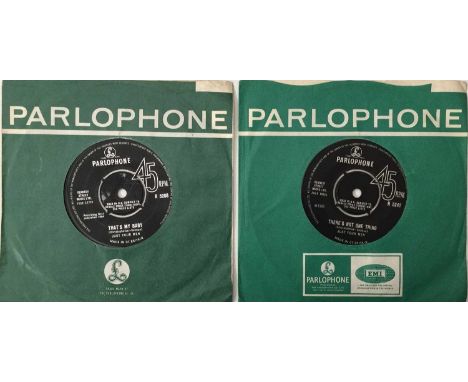 JUST FOUR MEN - ORIGINAL UK PARLOPHONE 7". Cracking pack of the 2 x original UK 7" cuts from Just Four Men, the Liverpool qua