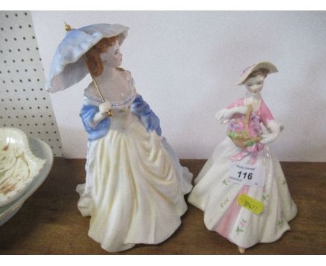 Two Royal Worcester figures of ladies