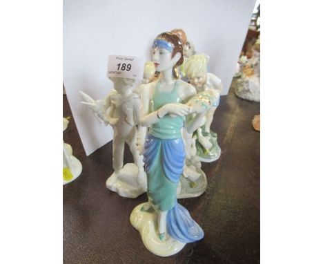 Seven various Royal Worcester figures