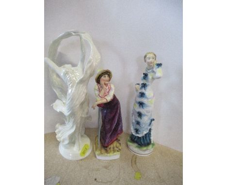 Three Royal Worcester figures of girls