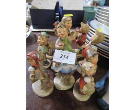 9 Goebel style figures