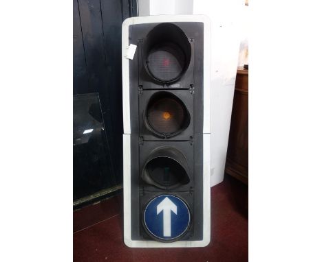 A traffic light, 148 x 57cm 