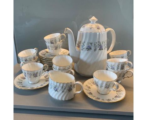 180 pieces set Minton Alpine Spring pattern comprising Small plates, (12), Side plates (11), Dinner plates (12), dinner plate