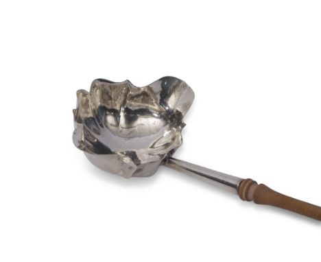 Georgian toddy ladle, marks partially obscured, maker H?, London, date cycle 1756-1775