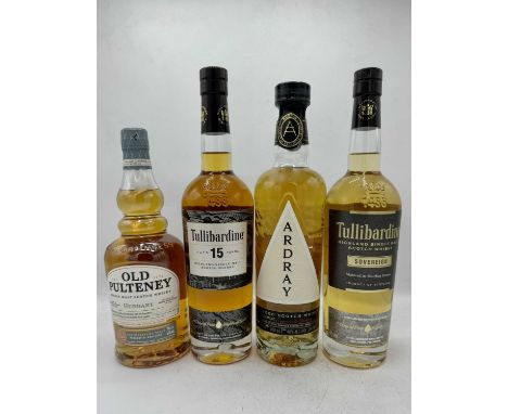 Ardray Blended Scotch Whisky (1)
Old Puteneny Huddart (1)
Tullibardine 15YO (1)
Tullibardine Sovereign (1)
Lying at LCB Barki
