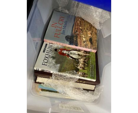 One box of books, fox hunting interest