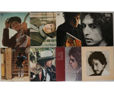 BOB DYLAN & VAN MORRISON LP COLLECTION. To include 10 Bob Dylan LPs and 2 x 7" singles and 18 Van Morrison & related LPs plus