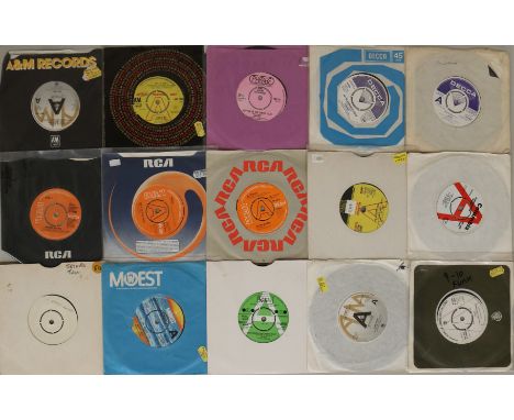 7" DEMOS - MAJOR LABELS. Killer collection of over 130 x 7" on labels such as Epic, RCA, United Artists, EMI, Columbia, A&M, 