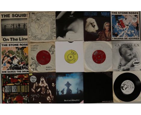 INDIE/PUNK/HEAVY ROCK/METAL 7". A marvelous collection of around 71 x choice 45s with this lot loaded with rarities! Artists/