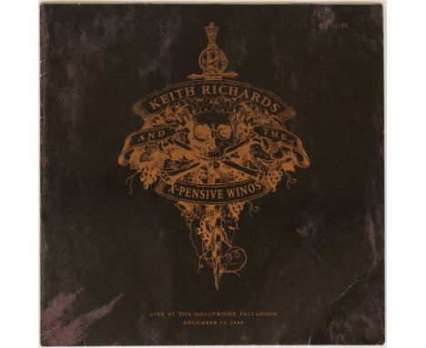 KEITH RICHARD AND THE X-PENSIVE WINO'S. Extremely limited EU pressing of Keith Richards & The X-Pensive Wino's Live At The Ho