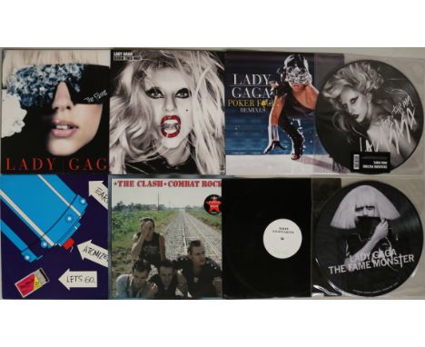 CLASSIC ROCK & POP LPs. Diverse mix of taste with around 75 x (largely) LPs here. Artists/titles include Lady Gaga (x6) inc. 