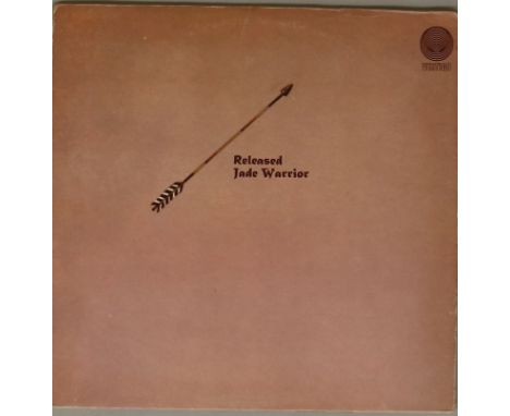 JADE WARRIOR - RELEASED (UK 1ST VERTIGO SWIRL 6360 0602). A great copy of the seldom seen 1971 LP from Jade Warrior (Vertigo 
