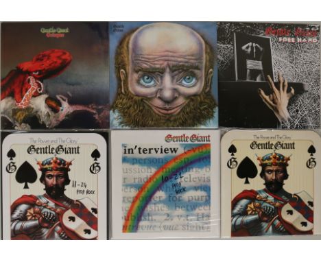GENTLE GIANT - LPs. Enormous selection of 12 x LPs, largely comprising of high quality and audiophile pressings presented in 