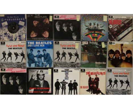 BEATLES & RELATED - 7"/EPs. Large collection of around 120 x 7" with EPs. Titles include All My Loving (GEP 8891), No. 1 (GEP